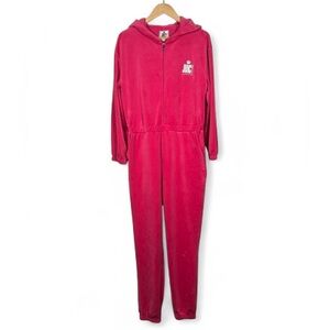 Juicy Couture Pink Hooded Jumpsuit